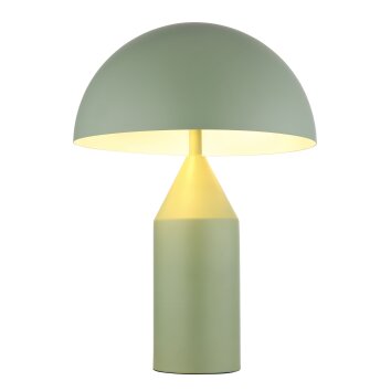 Stile fungo  Illuminazione Globo Lighting Atoma Lampada da tavolo Verde, 2-Luci