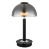 Illuminazione Globo Lighting Uldin Lampada da tavolo LED Grigio fumo, 1-Luce