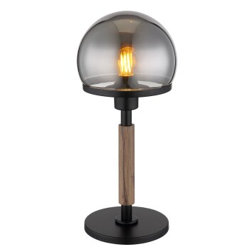 Illuminazione Globo Lighting Haku Lampada da tavolo Écru, Nero, 1-Luce