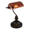 Illuminazione Globo Lighting Antique Lampada da tavolo Nero, 1-Luce