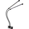 Illuminazione Globo Lighting Treena Lampada con pinza LED Nero, 1-Luce