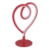 Illuminazione Globo Lighting Amore Lampada da tavolo LED Rosso, 1-Luce