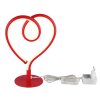 Illuminazione Globo Lighting Amore Lampada da tavolo LED Rosso, 1-Luce