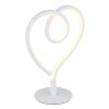 Illuminazione Globo Lighting Amore Lampada da tavolo LED Bianco, 1-Luce