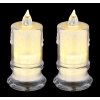 Illuminazione Globo Lighting Candle Lampada da tavolo LED Trasparente, chiaro, 1-Luce