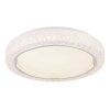 Illuminazione Globo Lighting Liami Plafoniera LED Bianco, 1-Luce