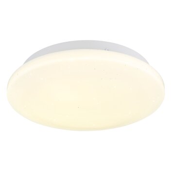 Illuminazione Globo Lighting Flarx Plafoniera LED Bianco, 1-Luce