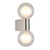 Illuminazione Globo Lighting Ander Applique Grigio, 2-Luci