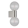 Illuminazione Globo Lighting Ander Applique Grigio, 2-Luci