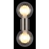 Illuminazione Globo Lighting Ander Applique Grigio, 2-Luci