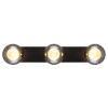 Illuminazione Globo Lighting Ander Plafoniera Nero, 3-Luci