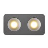 Illuminazione Globo Lighting Hangarau Plafoniera LED Grigio, 1-Luce