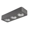 Illuminazione Globo Lighting Hangarau Plafoniera LED Grigio, 1-Luce