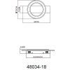 Illuminazione Globo Lighting Jayden Plafoniera LED Antracite, 1-Luce