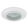 Illuminazione Globo Lighting Bluma Plafoniera LED Bianco, 1-Luce, Telecomando