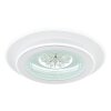 Illuminazione Globo Lighting Bluma Plafoniera LED Bianco, 1-Luce, Telecomando