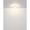 Illuminazione Globo Lighting Bluma Plafoniera LED Bianco, 1-Luce, Telecomando