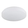 Illuminazione Globo Lighting Warata Plafoniera LED Bianco, 1-Luce, Telecomando, Cambia colore