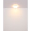 Illuminazione Globo Lighting Warata Plafoniera LED Bianco, 1-Luce, Telecomando, Cambia colore