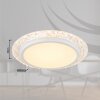 Illuminazione Globo Lighting Abigail Plafoniera LED Bianco, 1-Luce