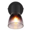 Illuminazione Globo Lighting Satella Plafoniera, Faretto da soffitto, Applique, Faretto da parete Nero, 1-Luce