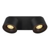 Illuminazione Globo Lighting Rae Plafoniera LED Nero, 2-Luci