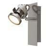 Illuminazione Globo Lighting Verpax Plafoniera, Faretto da soffitto, Applique, Faretto da parete Nichel opaco, 1-Luce