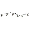 Illuminazione Globo Lighting Brisbon Plafoniera, Faretto da soffitto, Applique, Faretto da parete Nero, 6-Luci