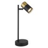 Illuminazione Globo Lighting Brisbon Lampada da tavolo Nero, 1-Luce