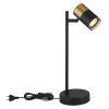 Illuminazione Globo Lighting Brisbon Lampada da tavolo Nero, 1-Luce