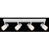 Illuminazione Globo Lighting Brisbon Plafoniera, Faretto da soffitto, Applique, Faretto da parete Bianco, 4-Luci