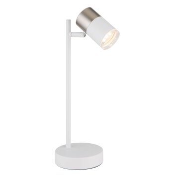 Illuminazione Globo Lighting Brisbon Lampada da tavolo Bianco, 1-Luce