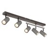 Illuminazione Globo Lighting Robby Plafoniera, Faretto da soffitto, Applique, Faretto da parete Cromo, Nero, 5-Luci