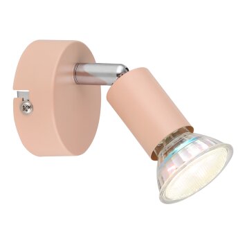 Illuminazione Globo Lighting Matrix Plafoniera, Faretto da soffitto, Applique, Faretto da parete Fucsia, 1-Luce