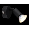 Illuminazione Globo Lighting Matrix Plafoniera, Faretto da soffitto, Applique, Faretto da parete Nero, 1-Luce