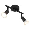 Illuminazione Globo Lighting Matrix Plafoniera, Faretto da soffitto, Applique, Faretto da parete Nero, 2-Luci