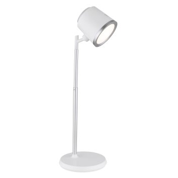 Illuminazione Globo Lighting Meeya Lampada da tavolo LED Bianco, 1-Luce