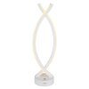 Illuminazione Globo Lighting Hela Lampada da tavolo LED Bianco, 1-Luce