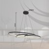 Illuminazione Globo Lighting Spira Lampadario a sospensione LED Nero, 1-Luce