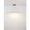 Illuminazione Globo Lighting Quito Lampadario a sospensione LED Marrone scuro, Nero, 1-Luce