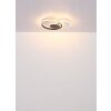 Illuminazione Globo Lighting Perlix Plafoniera LED Nero, Bianco, 1-Luce