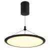 Illuminazione Globo Lighting Suna Lampadario a sospensione LED Nero, 1-Luce