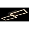 Illuminazione Globo Lighting Sapena Plafoniera LED Nero, 1-Luce