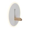 Illuminazione Globo Lighting Avery Applique LED Marrone scuro, Bianco, 1-Luce