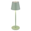Illuminazione Globo Lighting I Lampada da tavolo per esterno, Illuminazione bagno, Lampada da tavolo LED Verde, 1-Luce