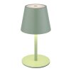 Illuminazione Globo Lighting I Lampada da tavolo per esterno, Illuminazione bagno, Lampada da tavolo LED Verde, 1-Luce