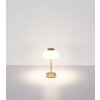 Illuminazione Globo Lighting Sarima Lampada da tavolo LED Ottone, 1-Luce