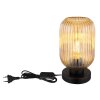 Illuminazione Globo Lighting Normy Lampada da tavolo Nero, 1-Luce