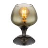 Illuminazione Globo Lighting Maxy Lampada da tavolo Cromo, Nero, 1-Luce