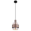 Illuminazione Globo Lighting Milley Lampadario a sospensione Nero, 1-Luce